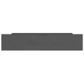 Tiroirs de lit 4 pcs Gris Bois de pin massif
