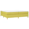 cadre de lit Vert 200x200 cm Tissu