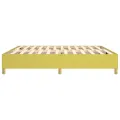 cadre de lit Vert 200x200 cm Tissu