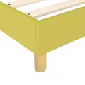 cadre de lit Vert 200x200 cm Tissu