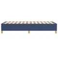 cadre de lit Bleu 90x190 cm Tissu