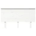 Tête de lit Blanc 144x6x82,5 cm Bois massif de pin