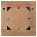 Miroir mural Bois de récupération massif 60 x 60 cm