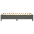 cadre de lit Gris foncé 120x200 cm Velours