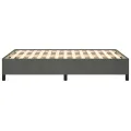 Cadre de lit Gris foncé 120x200 cm Velours