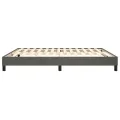 cadre de lit Gris foncé 160x200 cm Velours
