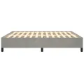 Cadre de lit Gris clair 160x200 cm Velours