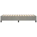 cadre de lit Gris clair 100x200 cm Velours