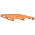 Cadre de lit de palette Marron Bois de pin massif 160 x 200 cm