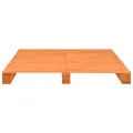 Cadre de lit de palette Marron Bois de pin massif 160 x 200 cm