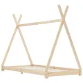 Cadre de lit d'enfant Bois de pin massif 80x160 cm