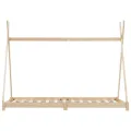Cadre de lit d'enfant Bois de pin massif 80x160 cm