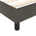 cadre de lit Gris foncé 200x200 cm Velours