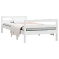 Cadre de lit Blanc 80x200 cm Bois de pin massif