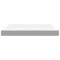 Matelas de lit à ressorts ensachés Gris clair 180x200x20 cm