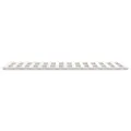 Cadre de lit blanc 140x190 cm bois de pin massif