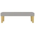 Banc Gris clair 100x30x30 cm Tissu