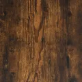 Cadre de lit chêne fumé 160x200 cm bois d'ingénierie