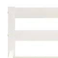 Cadre de lit Blanc Bois de pin massif 160 x 200 cm