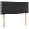cadre de lit avec matelas Noir 100x200 cm Similicuir