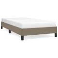 Cadre de lit Taupe 90x200 cm Tissu