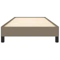 Cadre de lit Taupe 90x200 cm Tissu