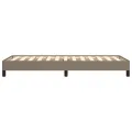 Cadre de lit Taupe 90x200 cm Tissu