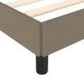 Cadre de lit Taupe 90x200 cm Tissu