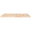 Cadre de lit 120x190 cm petit double bois massif de pin