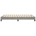cadre de lit Gris clair 140x190 cm Velours