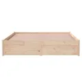 Cadre de lit Bois massif 140x200 cm
