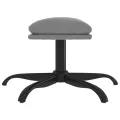 Repose-pied Gris anthracite 60x60x36 cm Similicuir