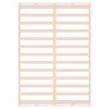 Cadre de lit Blanc 120x200 cm Bois massif