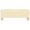 Banc Crème 100x35x41 cm Tissu