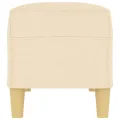 Banc Crème 100x35x41 cm Tissu