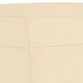 Banc Crème 100x35x41 cm Tissu