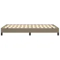 Cadre de lit Taupe 120x200 cm Tissu
