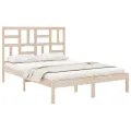 Cadre de lit Bois de pin massif 140x190 cm