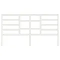 Tête de lit Blanc 186x4x104 cm Bois massif de pin