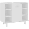 Armoire de salle de bain Blanc 60x32x53,5 cm Aggloméré