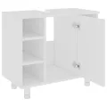 Armoire de salle de bain Blanc 60x32x53,5 cm Aggloméré