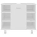 Armoire de salle de bain Blanc 60x32x53,5 cm Aggloméré