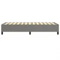cadre de lit Gris foncé 80x200 cm Tissu