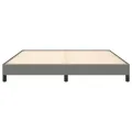 Cadre de lit Gris foncé 160 x 200 cm Tissu