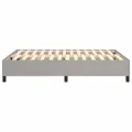 cadre de lit Gris clair 140x200 cm Tissu