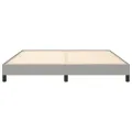 Cadre de lit Gris clair 180x200 cm Tissu