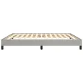Cadre de lit Gris clair 180x200 cm Tissu