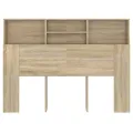 Armoire de tête de lit Chêne sonoma 140x19x103,5 cm