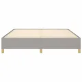 Cadre de lit Gris clair 160x200 cm Tissu
