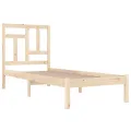 Cadre de lit bois de pin massif 90x190 cm simple
